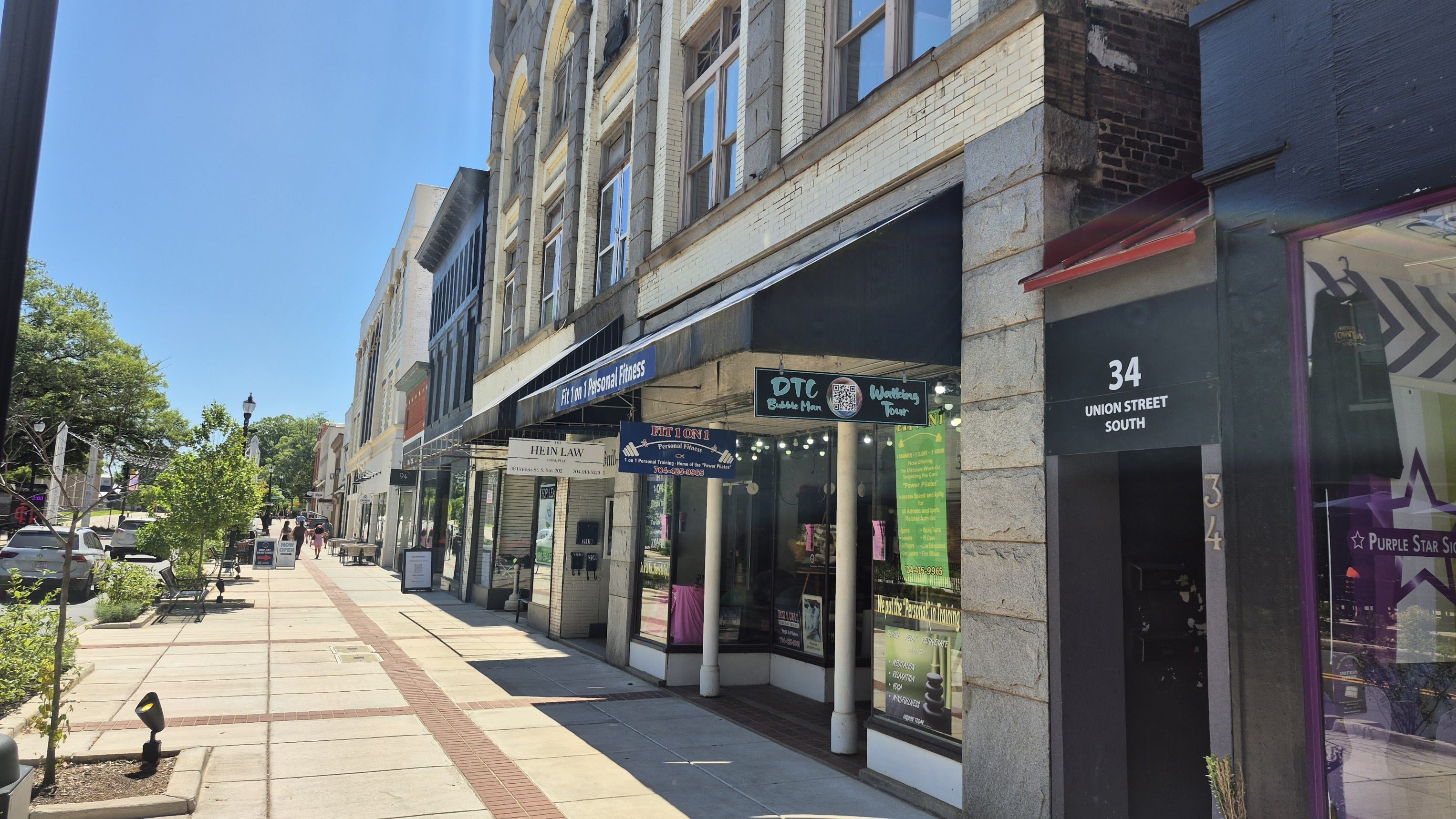 Union Street downtown Concord NC